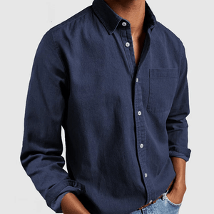 Gavin Men's Dress Shirt | Breathable Cotton, Classic Fit 0